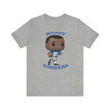 Barry Sanders Detroit Lions, Soft Cotton Bella and Canvas Short Sleeve Tee shirt