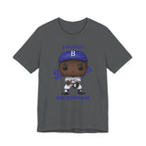 Jackie Robinson L.A/Brooklyn Dodgers, Soft Cotton Bella and Canvas Short Sleeve Tee shirt