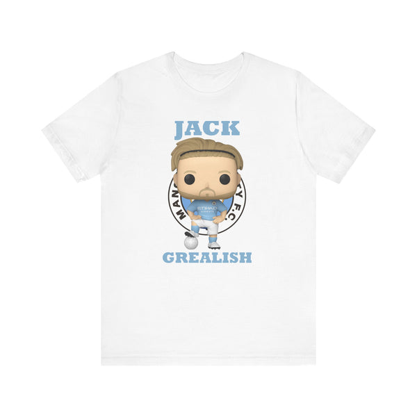 Jack Grealish Manchester City, Soft Cotton Bella and Canvas Short Sleeve Tee shirt