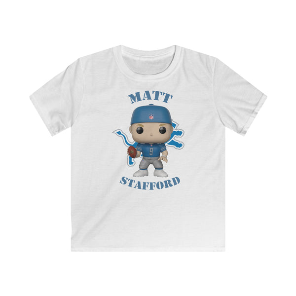 Matt Stafford Detroit Lions, Kids Gildan Softstyle Tee Shirt