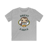 Brett Farve Green Bay Packers, Kids Gildan Softstyle Tee Shirt