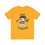 Joe Namath New York Jets, Soft Cotton Bella and Canvas Short Sleeve Tee shirt