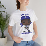 Jackie Robinson L.A/Brooklyn Dodgers, Soft Cotton Bella and Canvas Short Sleeve Tee shirt