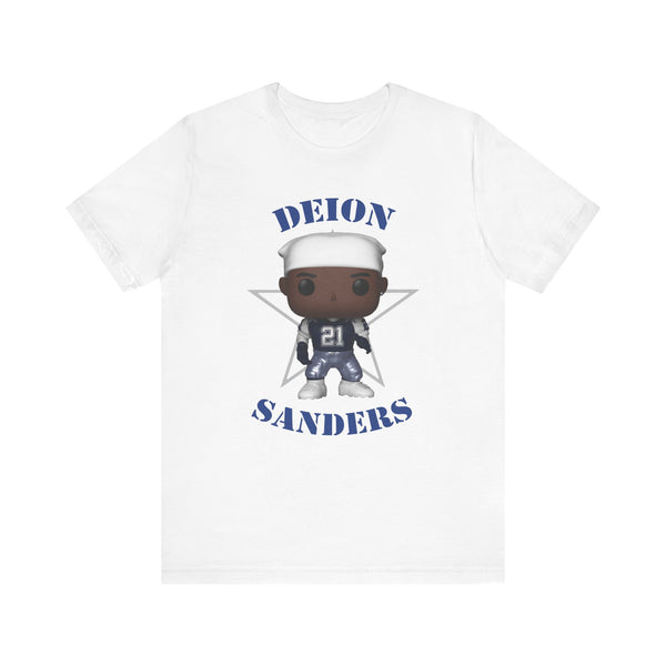 Deion Sanders Dallas Cowboys Throwback, Soft Cotton Bella and Canvas Short Sleeve Tee shirt