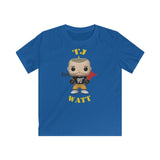 TJ Watt Pittsburgh Steelers, Kids Gildan Softstyle Tee Shirt