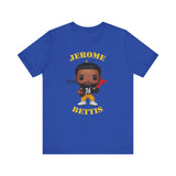 Jerome Bettis Pittsburgh Steelers, Soft Cotton Bella and Canvas Short Sleeve Tee shirt
