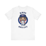 Kris Bryant Chicago Cubs, Soft Cotton Bella and Canvas Short Sleeve Tee shirt