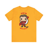 Nico Hischier New Jersey Devils, Soft Cotton Bella and Canvas Short Sleeve Tee shirt