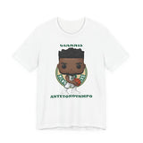Giannis Antetokounmpo Milwaukee Bucks , Soft Cotton Bella and Canvas Short Sleeve Tee shirt