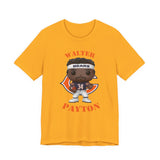 Walter Payton Chicago Bears (Dark), Soft Cotton Bella and Canvas Short Sleeve Tee shirt