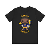 Aaron Donald L.A Rams, Soft Cotton Bella and Canvas Short Sleeve Tee shirt