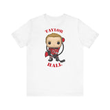 Taylor Hall New Jersey Devils, Soft Cotton Bella and Canvas Short Sleeve Tee shirt