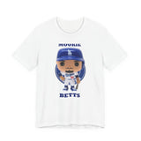 Mookie Betts L.A/Brooklyn Dodgers, Soft Cotton Bella and Canvas Short Sleeve Tee shirt