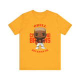 Odell Beckham Jr Cleveland Browns, Soft Cotton Bella and Canvas Short Sleeve Tee shirt