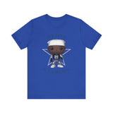 Deion Sanders Dallas Cowboys Throwback, Soft Cotton Bella and Canvas Short Sleeve Tee shirt
