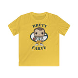 Brett Farve Green Bay Packers, Kids Gildan Softstyle Tee Shirt