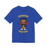 Jerome Bettis Pittsburgh Steelers, Soft Cotton Bella and Canvas Short Sleeve Tee shirt