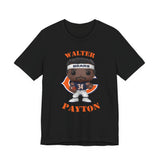 Walter Payton Chicago Bears (Dark), Soft Cotton Bella and Canvas Short Sleeve Tee shirt