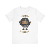 Todd Gurley L.A Rams, Soft Cotton Bella and Canvas Short Sleeve Tee shirt