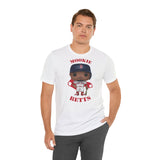 Mookie Betts Boston Red Sox, Soft Cotton Bella and Canvas Short Sleeve Tee shirt