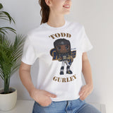 Todd Gurley L.A Rams (Large), Soft Cotton Bella and Canvas Short Sleeve Tee shirt
