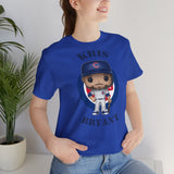 Kris Bryant Chicago Cubs, Soft Cotton Bella and Canvas Short Sleeve Tee shirt