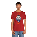 Mr Met New York Mets, Soft Cotton Bella and Canvas Short Sleeve Tee shirt