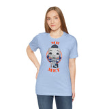 Mr Met New York Mets, Soft Cotton Bella and Canvas Short Sleeve Tee shirt