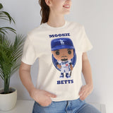 Mookie Betts L.A/Brooklyn Dodgers, Soft Cotton Bella and Canvas Short Sleeve Tee shirt