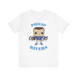 Philip Rivers L.A Chargers, Soft Cotton Bella and Canvas Short Sleeve Tee shirt