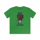 Ray Lewis Baltimore Ravens, Kids Gildan Softstyle Tee Shirt