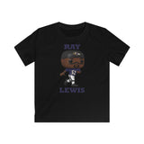Ray Lewis Baltimore Ravens, Kids Gildan Softstyle Tee Shirt