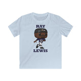 Ray Lewis Baltimore Ravens, Kids Gildan Softstyle Tee Shirt