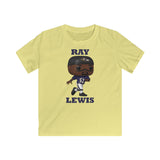 Ray Lewis Baltimore Ravens, Kids Gildan Softstyle Tee Shirt