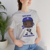 Jackie Robinson L.A/Brooklyn Dodgers, Soft Cotton Bella and Canvas Short Sleeve Tee shirt
