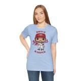 Bryce Harper Washington Nationals, Soft Cotton Bella and Canvas Short Sleeve Tee shirt