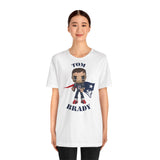 Tom Brady New England Patriots (Large), Soft Cotton Bella and Canvas Short Sleeve Tee shirt