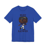 Ray Lewis Baltimore Ravens, Soft Cotton Bella and Canvas Short Sleeve Tee shirt
