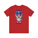 Mookie Betts L.A/Brooklyn Dodgers, Soft Cotton Bella and Canvas Short Sleeve Tee shirt