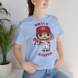 Bryce Harper Washington Nationals, Soft Cotton Bella and Canvas Short Sleeve Tee shirt
