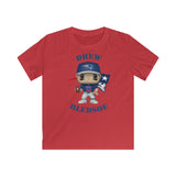 Drew Bledsoe New England Patriots, Kids Gildan Softstyle Tee Shirt