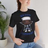 Deion Sanders Dallas Cowboys Throwback, Soft Cotton Bella and Canvas Short Sleeve Tee shirt