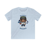 Russell Wilson Seattle Seahawks, Kids Gildan Softstyle Tee Shirt