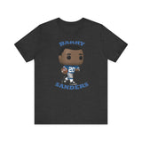 Barry Sanders Detroit Lions, Soft Cotton Bella and Canvas Short Sleeve Tee shirt