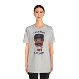 Francisco Lindor Cleveland Indians, Soft Cotton Bella and Canvas Short Sleeve Tee shirt