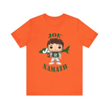 Joe Namath New York Jets, Soft Cotton Bella and Canvas Short Sleeve Tee shirt