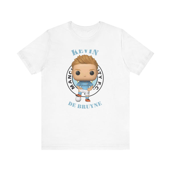 Kevin De Bruyne Manchester City, Soft Cotton Bella and Canvas Short Sleeve Tee shirt