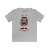 Jim Brown Cleveland Browns, Kids Gildan Softstyle Tee Shirt