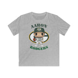 Aaron Rodgers Green Bay Packers, Kids Gildan Softstyle Tee Shirt
