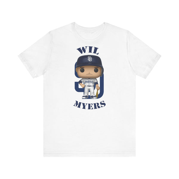 Wil Myers San Diego Padres, Soft Cotton Bella and Canvas Short Sleeve Tee shirt